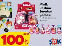 MİNİK DOSTUM SEYAHAT ÇANTASI OYUNCAK